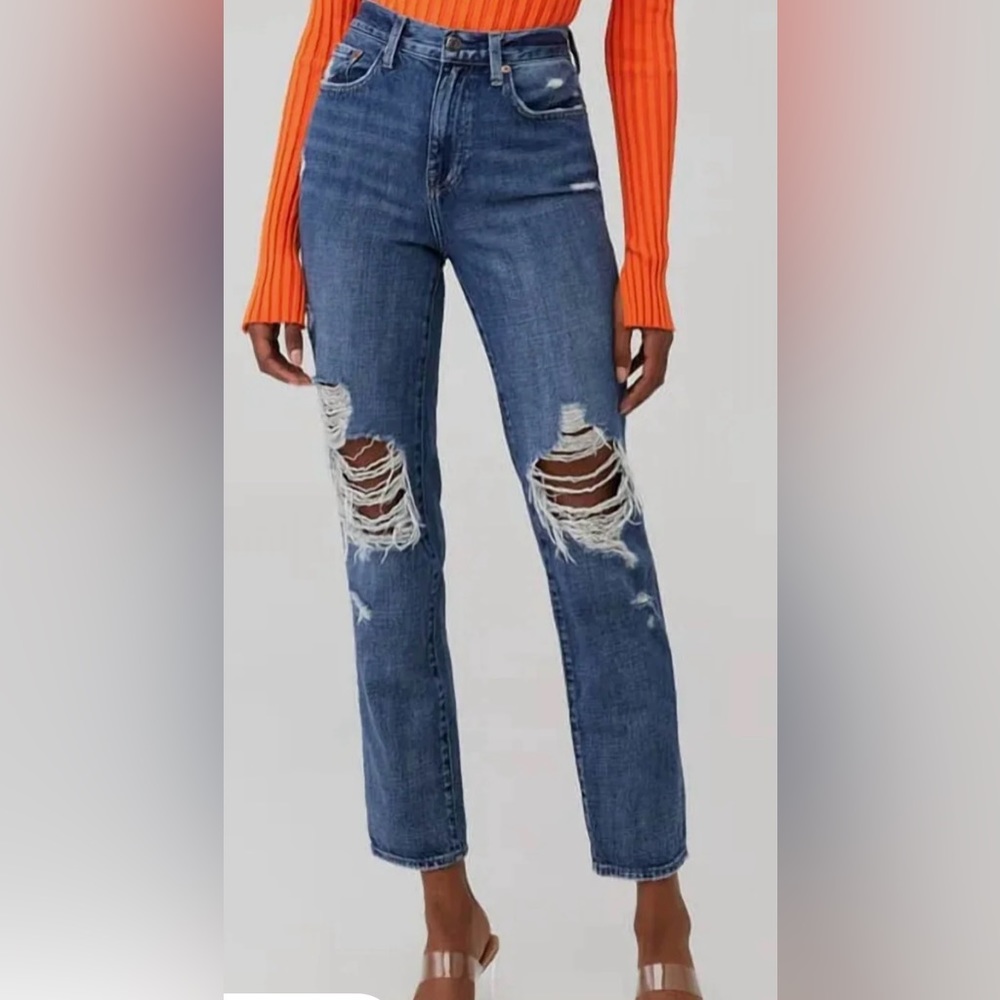 NWOT Pistola High Rise Relaxed Roller Jeans Size 24